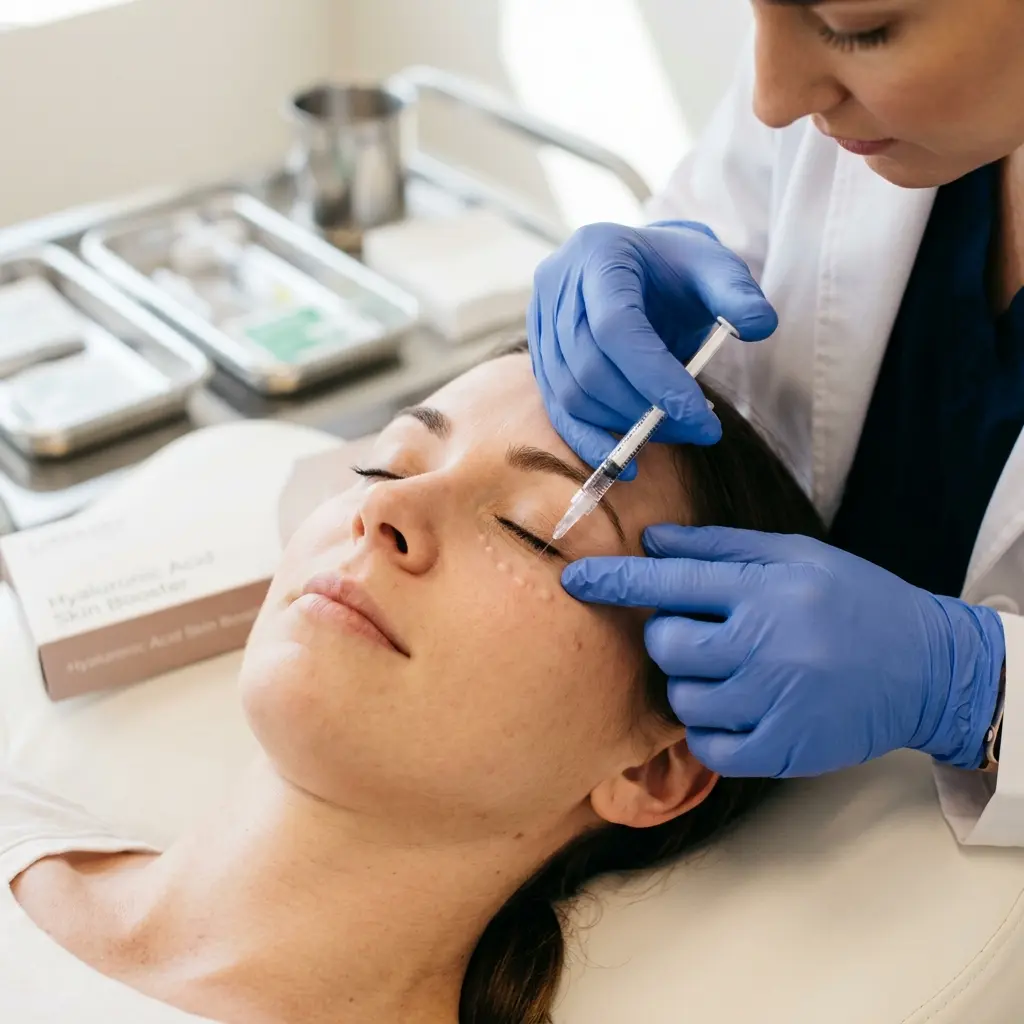 Under eyes skin booster treatment dubai