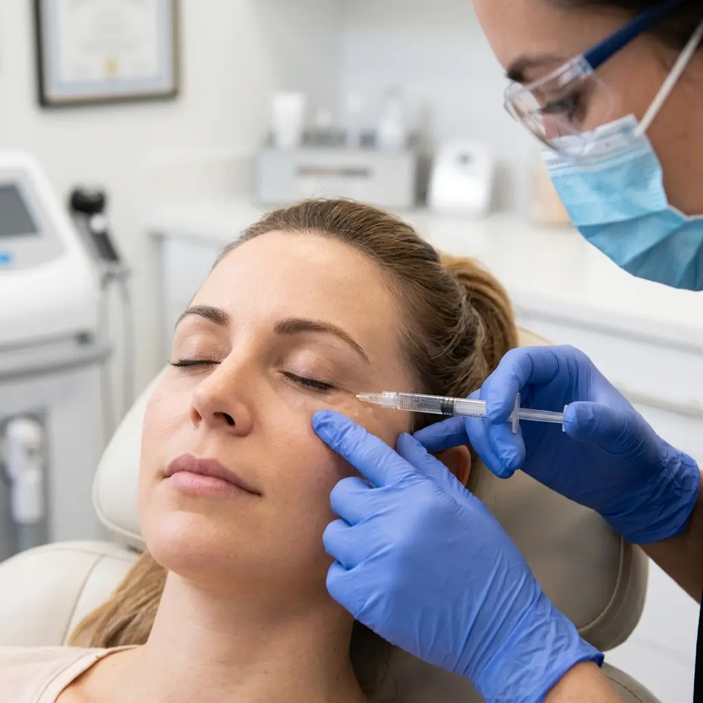 under eyes skin booster treatment in dubai